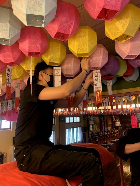 The Vesak Great Ceremony at Hoang Phap Temple in Jeonju City - South Korea